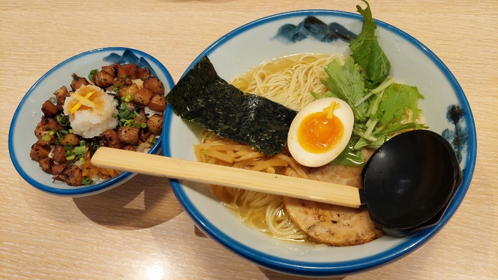 柚子塩らーめん完成！