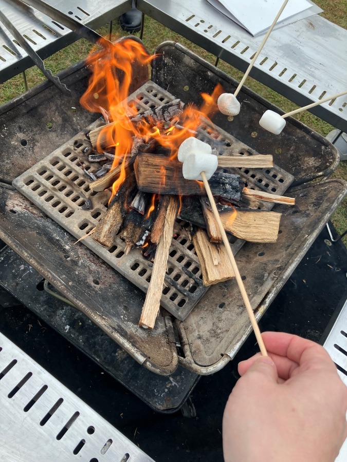 焼きマシュマロ!