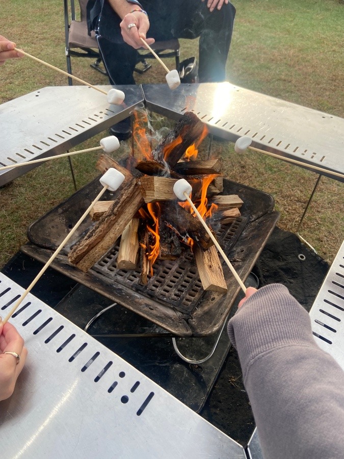 焚火DEマシュマロ