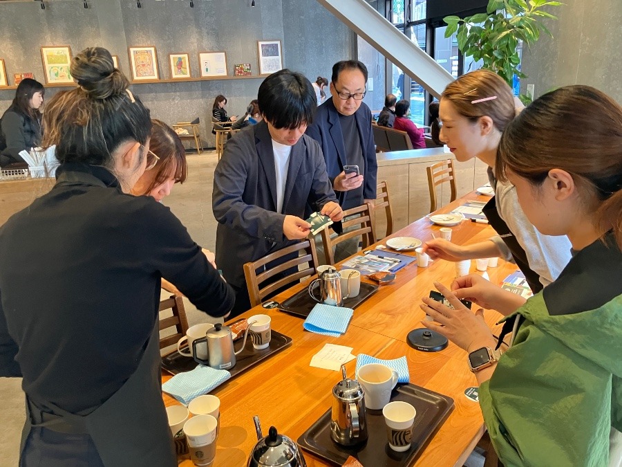 コーヒーワークショプの体験